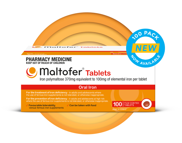 Maltofer Iron Tablets 100pk